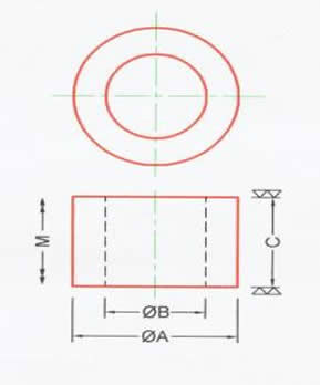 Ring Magnets Axially Oriented